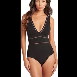 Afriel & Tabbris Deep V Women's One-piece Swimsuit